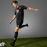 adidas Men's Inter Miami CF Messi Away Authentic Jersey 25/26 Black - Best Buy Soccer