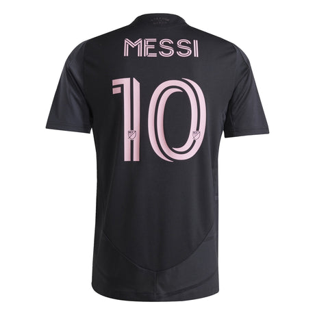 adidas Men's Inter Miami CF Messi Away Authentic Jersey 25/26 Black - Best Buy Soccer
