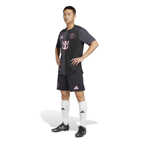 adidas Men's Inter Miami CF Messi Away Authentic Jersey 25/26 Black - Best Buy Soccer