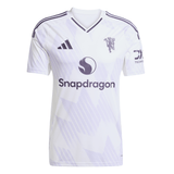 adidas Men's Manchester United Away Soccer Jersey 25/26 - White - Best Buy Soccer