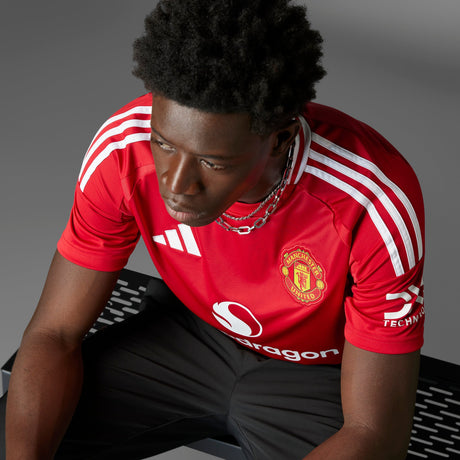 adidas Men's Manchester United Home Jersey 24/25 - Best Buy Soccer