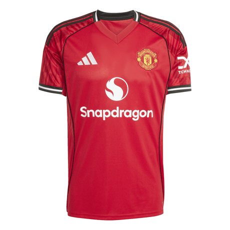adidas Men's Manchester United Home Jersey 25/26 Red - Best Buy Soccer