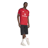 adidas Men's Manchester United Home Jersey 25/26 Red - Best Buy Soccer