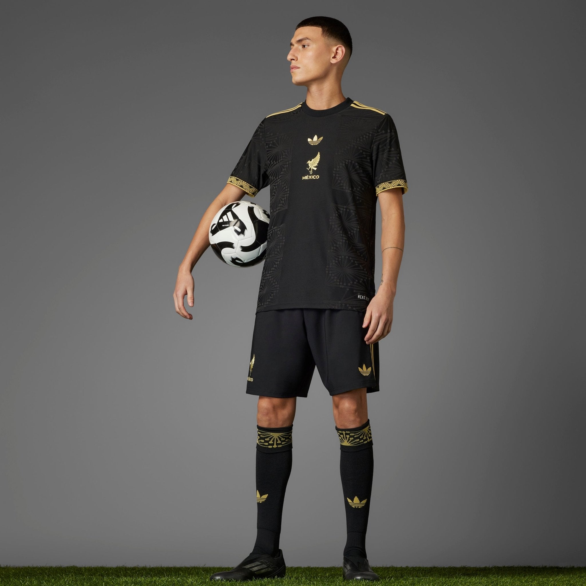 adidas Men's Mexico Gold Jersey 25 Black – Best Buy Soccer
