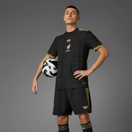 adidas Men's Mexico Gold Jersey 25 Black - Best Buy Soccer