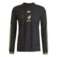 adidas Men's Mexico Gold Long Sleeve Jersey 25 Black - Best Buy Soccer