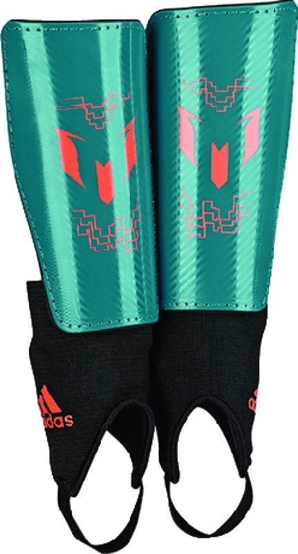 adidas Messi 10 Youth Soccer Shin Guard - Green/Orange - Best Buy Soccer