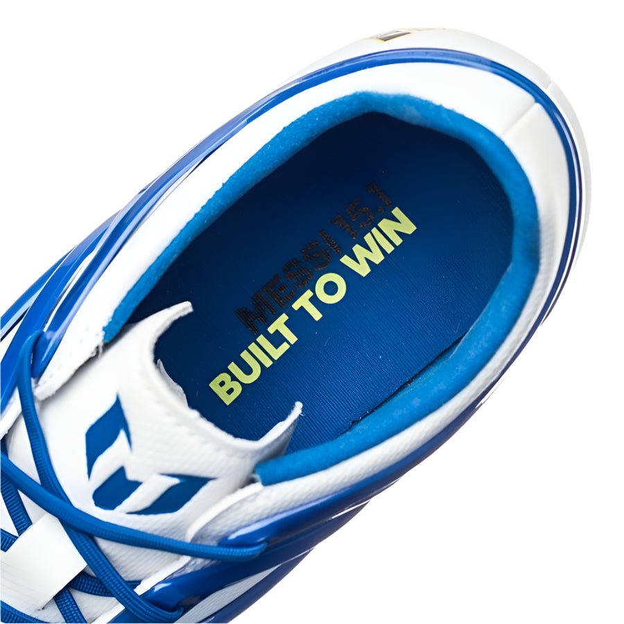 adidas Messi 15.1 FG/AG Multi - Ground Youth Soccer Cleats - White/Prime Blue/Black - Best Buy Soccer