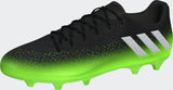 adidas Messi 16.3 FG Firm Ground Soccer Cleats - Dark Grey/Silver Metallic/Solar Green - Best Buy Soccer