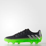 adidas Messi 16.3 FG Firm Ground Soccer Cleats - Dark Grey/Silver Metallic/Solar Green - Best Buy Soccer