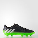 adidas Messi 16.3 FG Firm Ground Soccer Cleats - Dark Grey/Silver Metallic/Solar Green - Best Buy Soccer