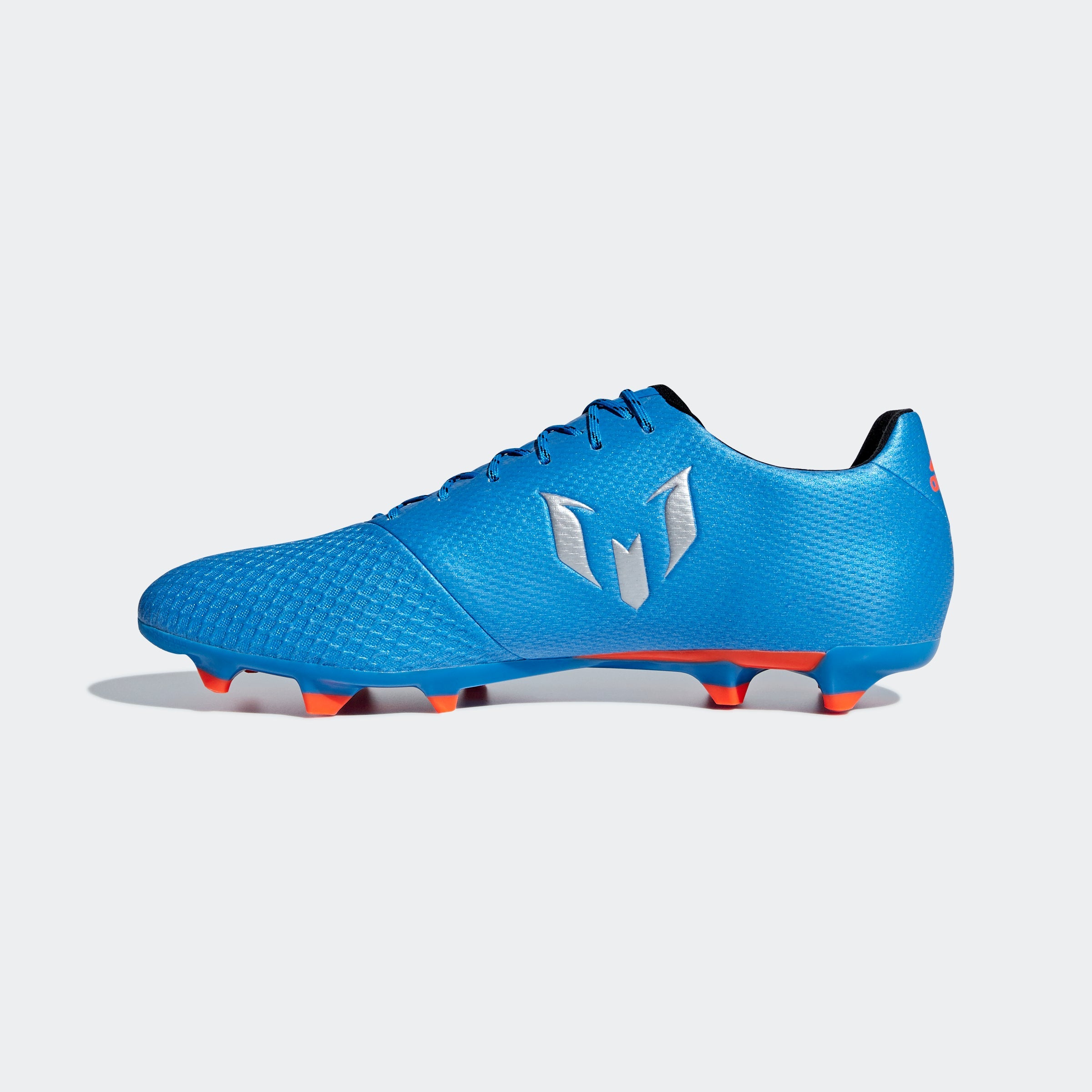 adidas Messi 16.3 FG Firm Ground Soccer Cleats - Shock Blue/Matte Silver/Black - Best Buy Soccer