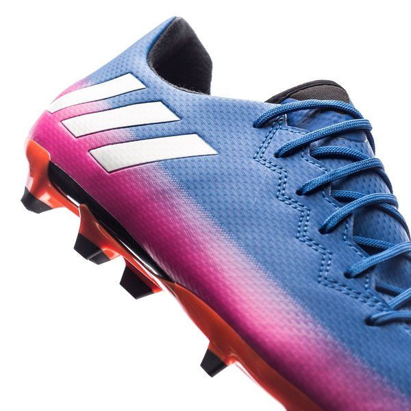 adidas Messi 16.3 FG/AG Multi - Ground Soccer Cleats - Blue Blast/White/Solar Orange - Best Buy Soccer