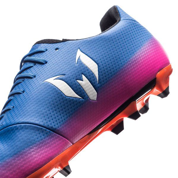 adidas Messi 16.3 FG/AG Multi - Ground Soccer Cleats - Blue Blast/White/Solar Orange - Best Buy Soccer