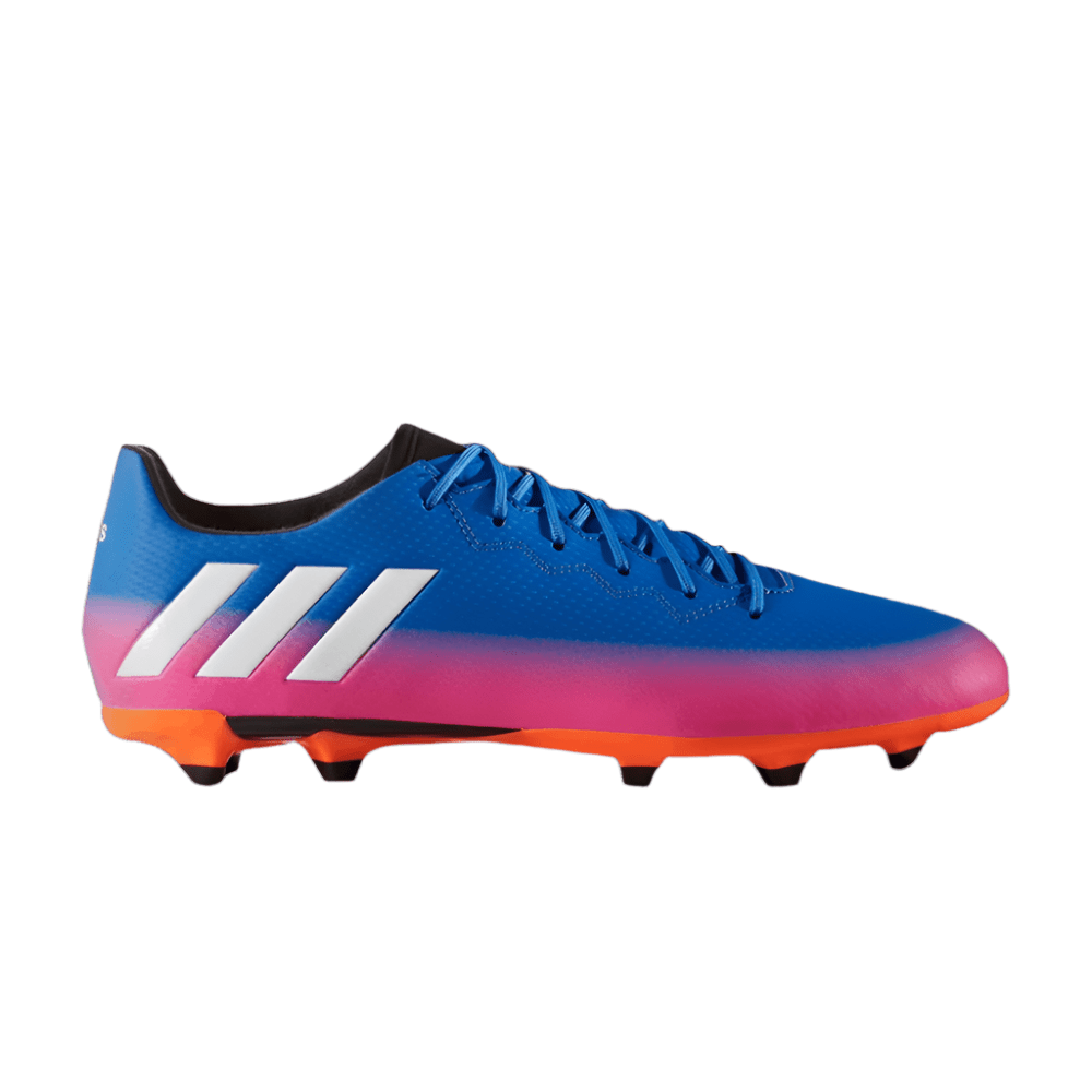 adidas Messi 16.3 FG/AG Multi - Ground Soccer Cleats - Blue Blast/White/Solar Orange - Best Buy Soccer