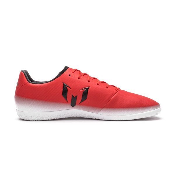 adidas Messi 16.3 IN Indoor Soccer Shoes - Red/Black/White - Best Buy Soccer