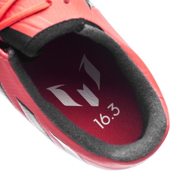 adidas Messi 16.3 IN Indoor Soccer Shoes - Red/Black/White - Best Buy Soccer