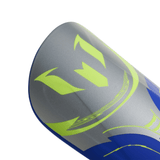 adidas Messi Club Shin Guards Silver/Blue - Best Buy Soccer