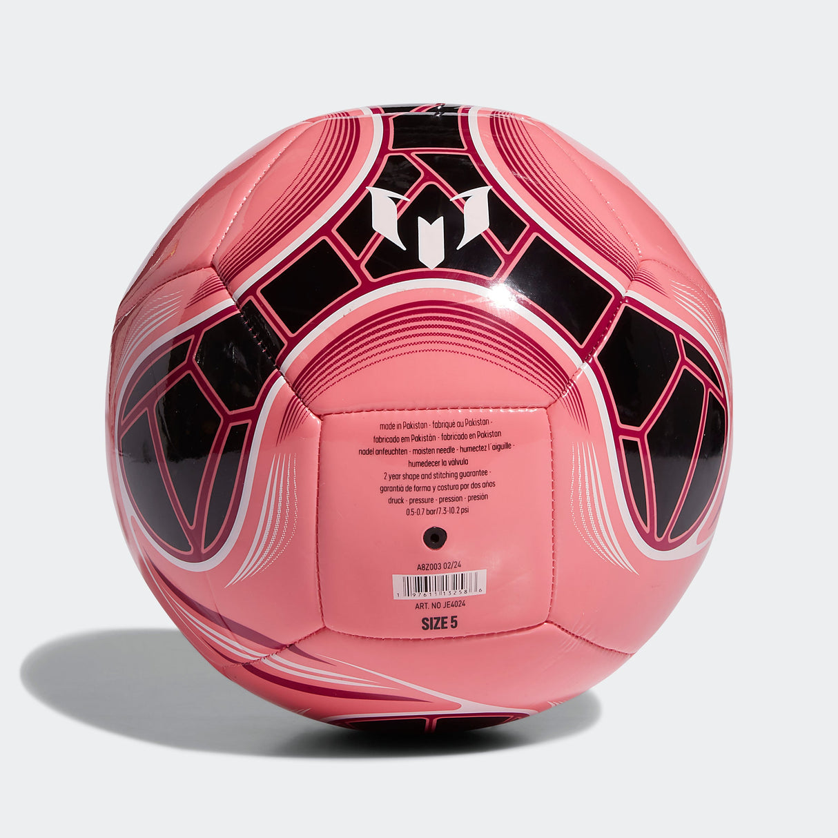 adidas Messi Club Soccer Ball - Pink/Black - Best Buy Soccer