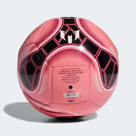 adidas Messi Club Soccer Ball - Pink/Black - Best Buy Soccer