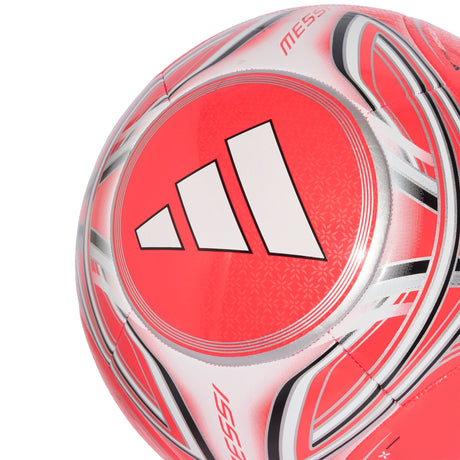 adidas Messi Club Soccer Ball - Red/Black/White - Best Buy Soccer