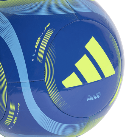 adidas Messi Club Soccer Ball - Royal Blue/Yellow - Best Buy Soccer