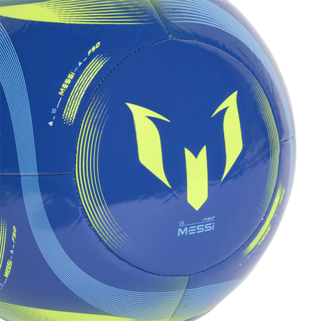adidas Messi Club Soccer Ball - Royal Blue/Yellow - Best Buy Soccer