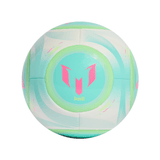 adidas Messi Club Soccer Ball - White/Aqua - Best Buy Soccer