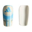 adidas Messi Club Soccer Shin Guards -Ivory-Blue - Best Buy Soccer
