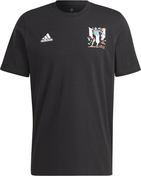 adidas Messi Football Icon Graphic Men's Soccer T-Shirt - Black - Best Buy Soccer