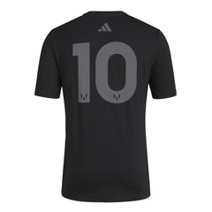 新品未使用adidas MESSI L スリムフィット 黒 シャツ - メルカリ