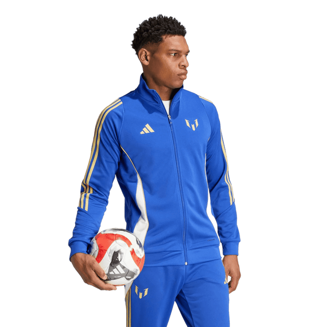 adidas Messi Jacket Semi Lucid Blue - Best Buy Soccer