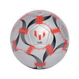 adidas Messi League Soccer Ball - Silver/Red/Black - Best Buy Soccer