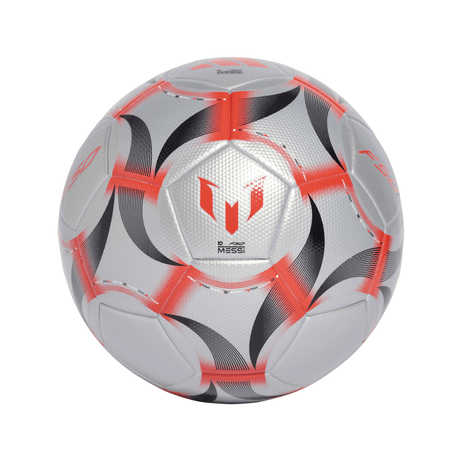 adidas Messi League Soccer Ball - Silver/Red/Black - Best Buy Soccer