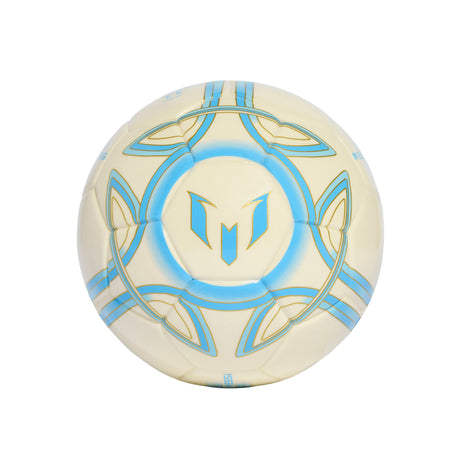 adidas Messi Mini Soccer Ball - Ivory/Blue - Best Buy Soccer