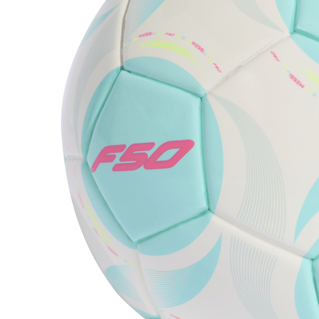 adidas Messi Mini Soccer Ball - White/Aqua - Best Buy Soccer