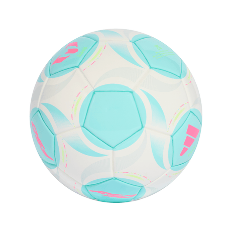 adidas Messi Mini Soccer Ball - White/Aqua - Best Buy Soccer