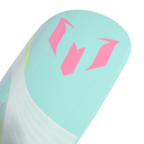 adidas Messi SG Club Soccer Shin Guards - White/Aqua - Best Buy Soccer