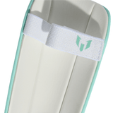 adidas Messi SG Match Youth Soccer Shin Guards - White/Aqua - Best Buy Soccer