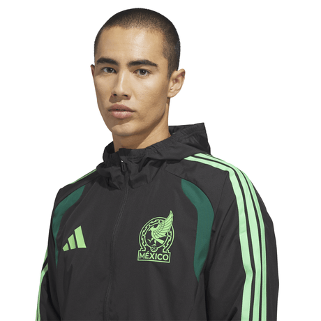 adidas Mexico 26 Tiro All Weather Men's Soccer Jacket - Black - Best Buy Soccer