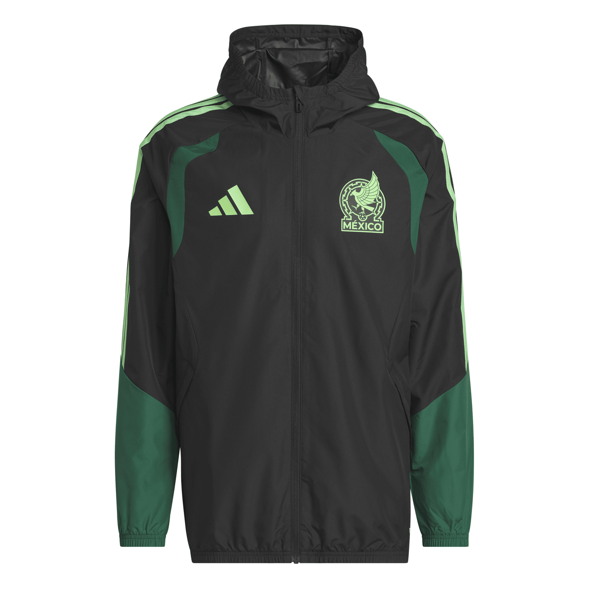 adidas Mexico 26 Tiro All Weather Men's Soccer Jacket - Black - Best Buy Soccer