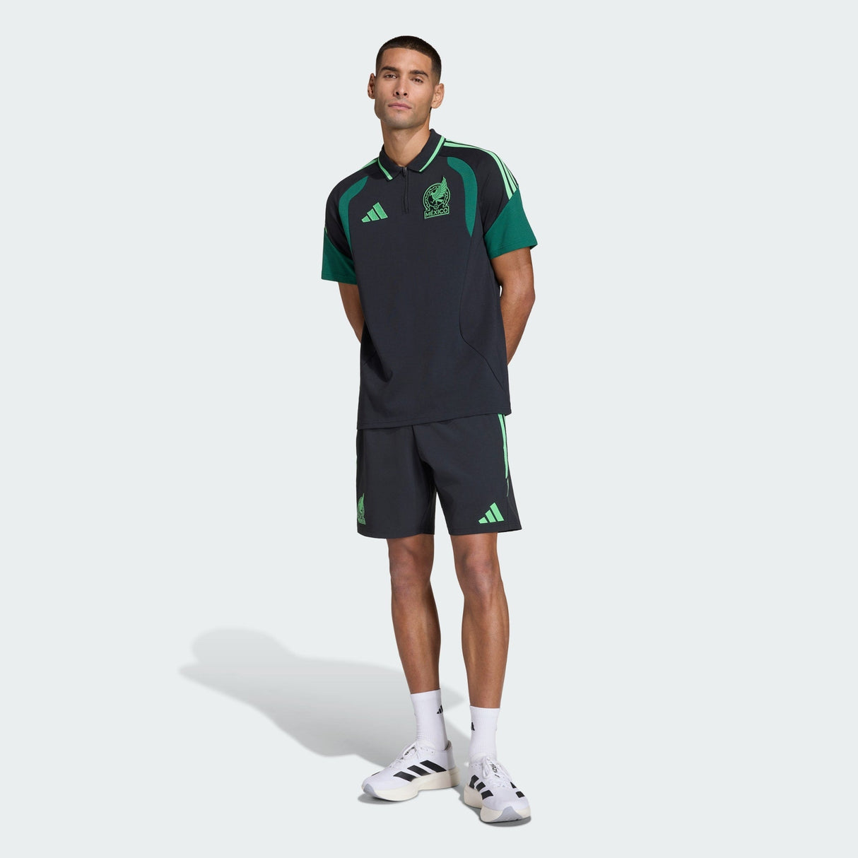 adidas Mexico 26 Tiro Men's Soccer Polo Shirt - Black - Best Buy Soccer