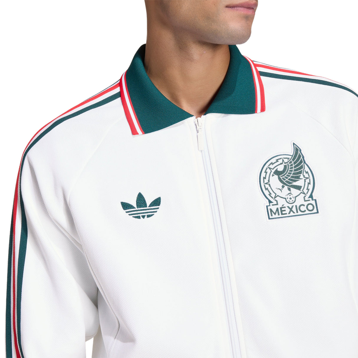 adidas Mexico Away Anthem Men's Soccer Jacket - White - Best Buy Soccer