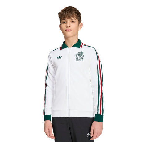 adidas Mexico Away Anthem Youth Soccer Jacket - White - Best Buy Soccer