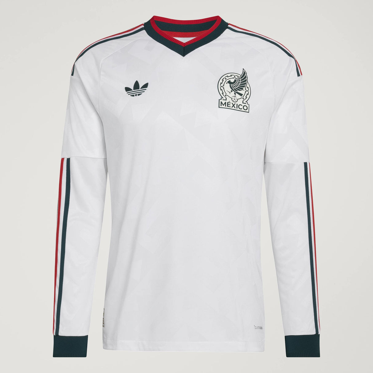 adidas Mexico Away Authentic Long Sleeve Men's Soccer Jersey 2026 - White - Best Buy Soccer
