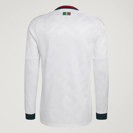 adidas Mexico Away Authentic Long Sleeve Men's Soccer Jersey 2026 - White - Best Buy Soccer
