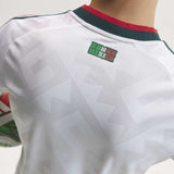 adidas Mexico Away Authentic Long Sleeve Men's Soccer Jersey 2026 - White - Best Buy Soccer