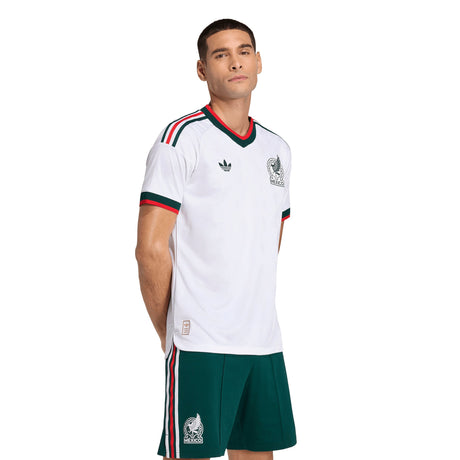 adidas Mexico Away Authentic Men's Soccer Jersey 2026 - White - Best Buy Soccer