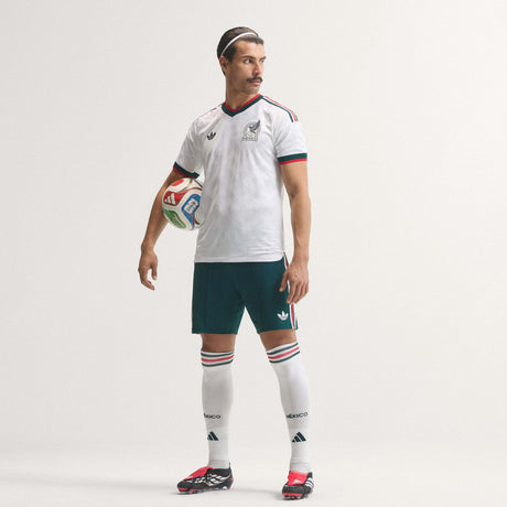 adidas Mexico Away Authentic Men's Soccer Jersey 2026 - White - Best Buy Soccer