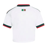 adidas Mexico Away Cropped Women's Soccer Jersey 2026 - White - Best Buy Soccer